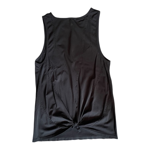 #076, Athleta Foothills seamless black tank top, size S - Picture 2 of 3